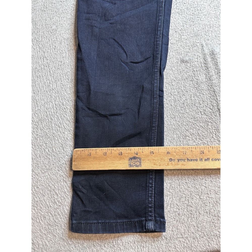 Vintage Levis Skinny Jeans Womens 9M Dark Wash Indigo Stretch Denim Low Rise Y2K - Picture 14 of 16
